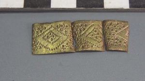 Необычный медный браслет