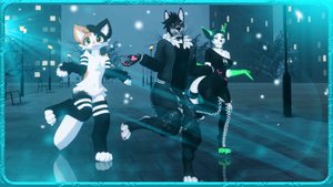 🐺 Роско исполняет【MMD】Caramelldansen by Caramella Girls