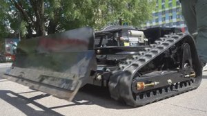 Радиоуправляемая газонокосилка появилась в Щёлковском Водоканале