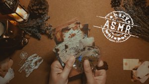 АСМР • Обзор нового набора бумаги для скрапбукинга • Шепот с жвачкой и бумажными триггерами