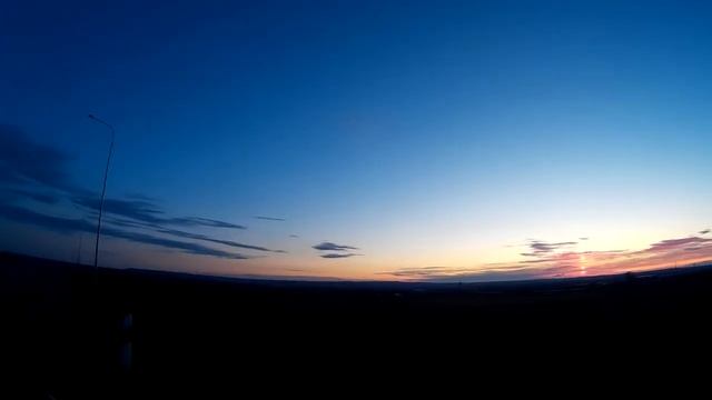 Закат в окрестностях аэропорта Гагарин