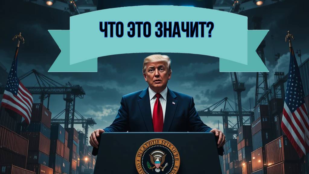 Трамп подтвердил вступление в силу пошлин! смотреть онлайн