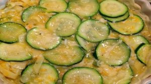 Итальянский пирог с кабачками