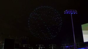 Шоу дронов Геоскан на ралли «Дакар»