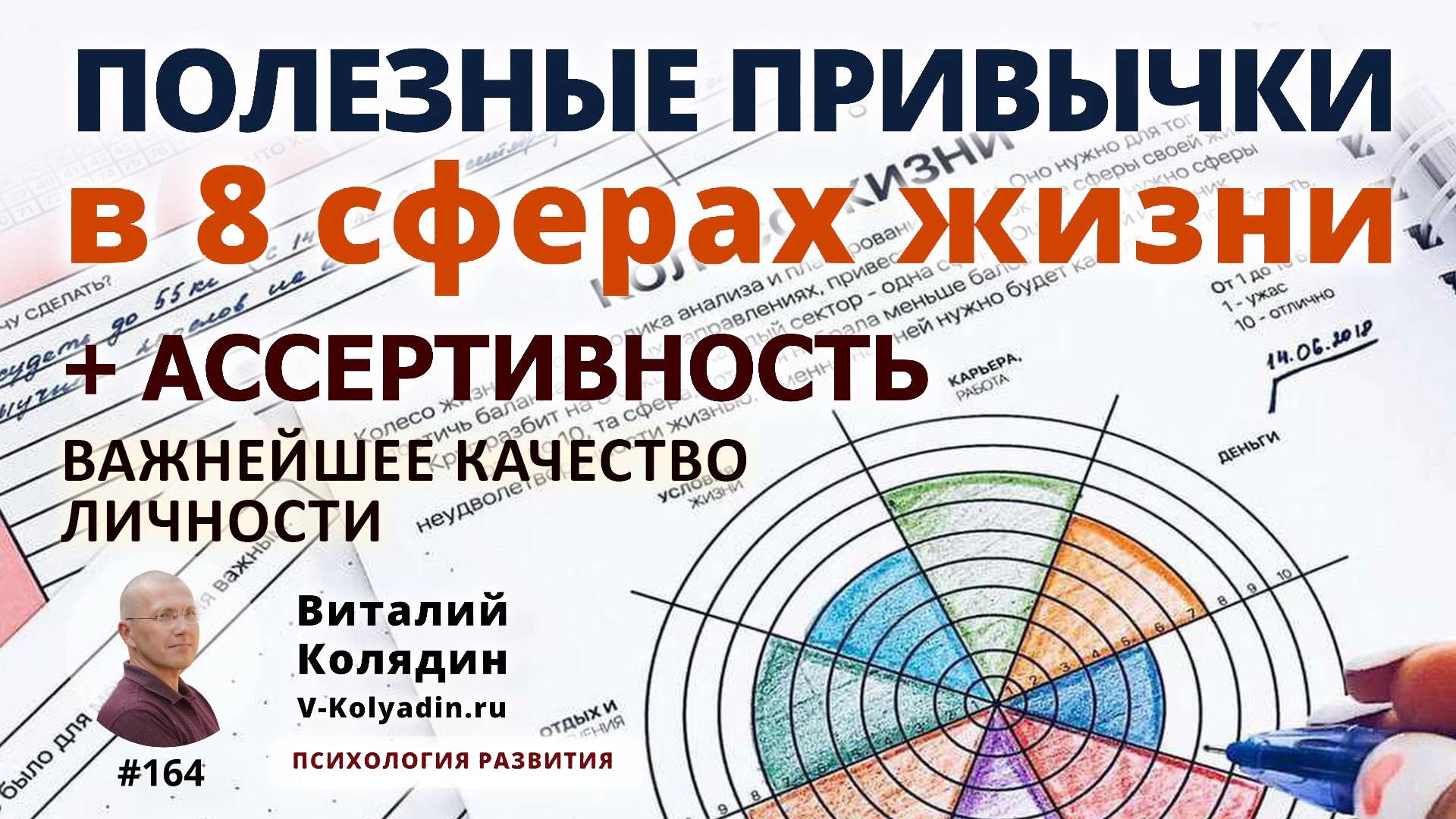 Полезные привычки в 8 сферах жизни + Ассертивность, важнейшее качество личности. Фестиваль Ведафест