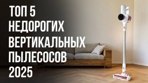 5 лучших БЮДЖЕТНЫХ вертикальных пылесосов в 2025 году