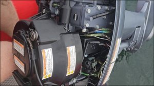 Модернизация лодочного мотора YAMAHA 9.9, в море.