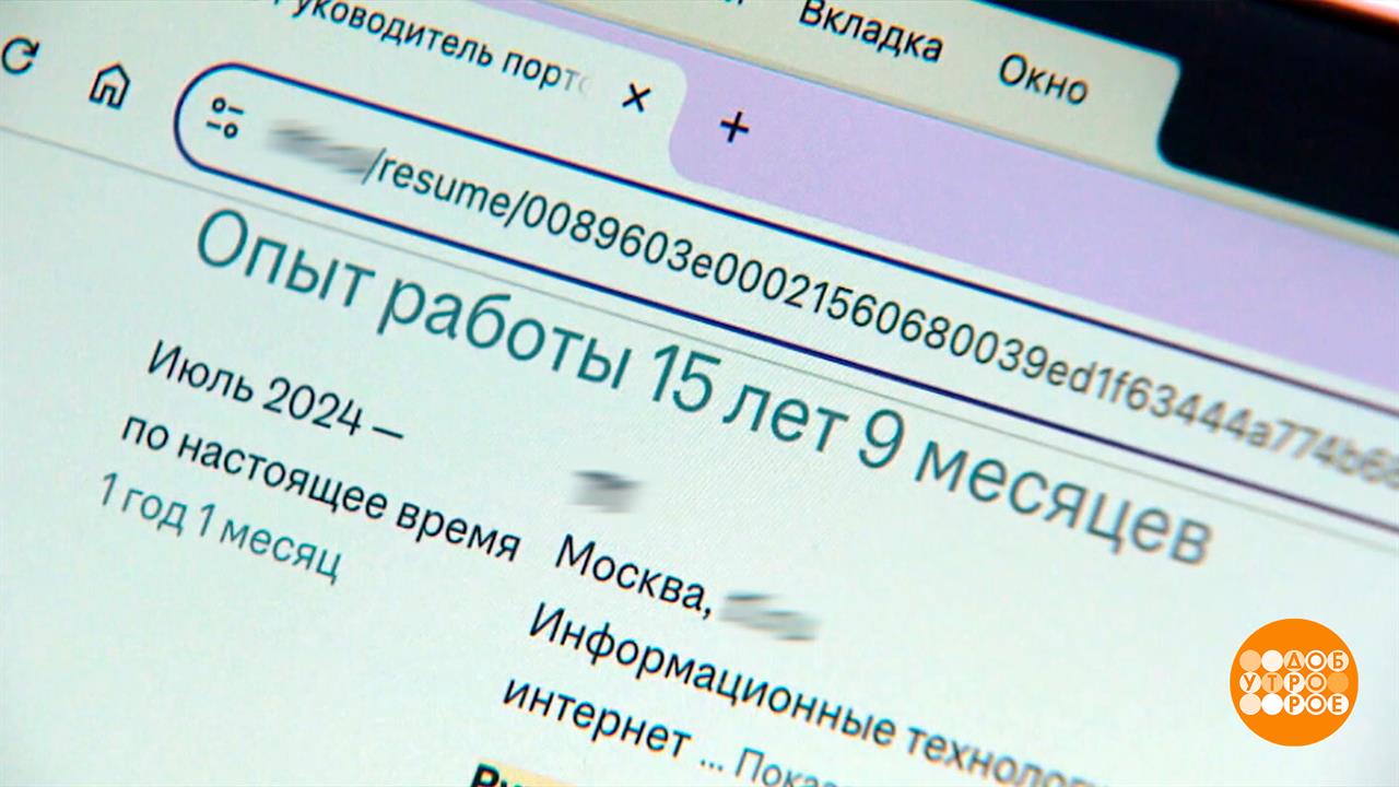 Резюме: типичные ошибки. Доброе утро. Фрагмент выпуска от 07.08.2025