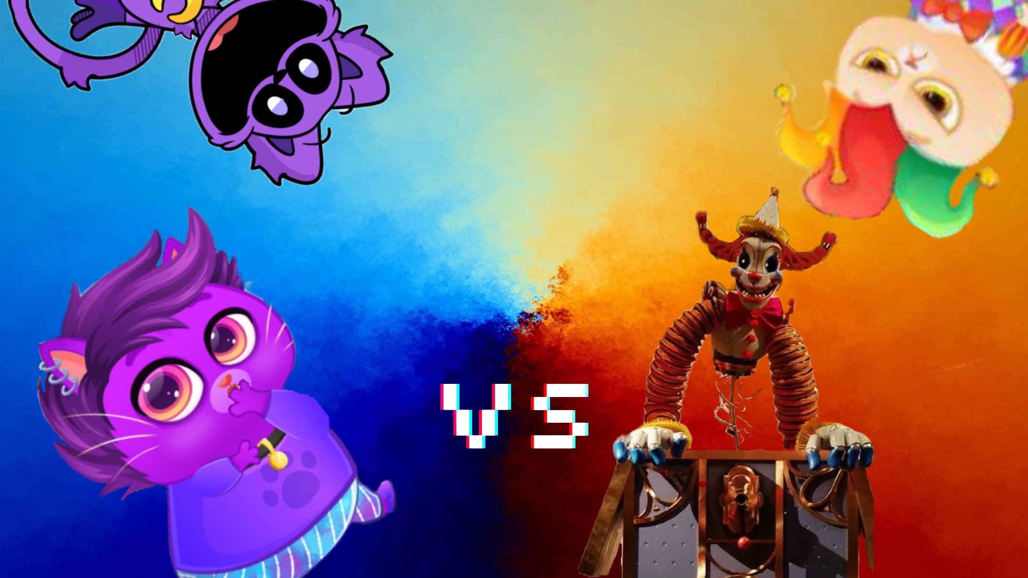 кет нап убежал от клоуна Джеки #кет нап #игры #клоун #клоун Джеки #котик бубу #побег #банбан #Jackie