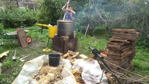 Мой новый воскопресс и воскотопка. Часть первая "Испытание"