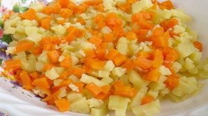 Cалат Оливье с мясом