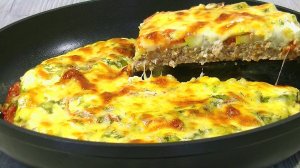 Готовлю КАБАЧКИ теперь только так!! Обалденная запеканка с фаршем и чесноком.
