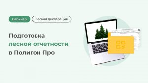 Подготовка лесной отчетности в Полигон Про