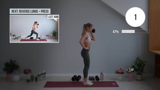 growingannanas Calisthenics 40 MIN FULL BODY STRENGTH Workout - with Weights, Build Strength at Home смотреть онлайн