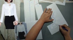 Моделирование. Нежное жабо - секреты кроя. Выкройка № 1785.