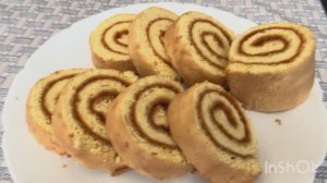 Рулет бисквитный домашний!