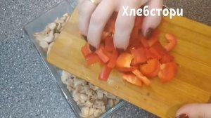 Овощная запеканка с курицей и сырной корочкой в духовке. Рецепты от Хлебстори