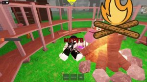 играем с одноклассницами в 99 ночей в лесу