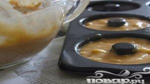 Банановые пончики с арахисовой глазурью