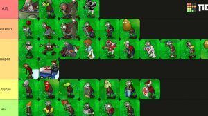 тир лист пвз зомби