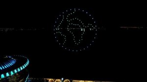 Шоу дронов на корпоративном мероприятии, Волгоград