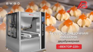 Производство печенья Курабье: машина “Вектор-220” и ротационная печь “Муссон-ротор” в деле.