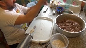 Сырокопченая колбаса от пчеловода.