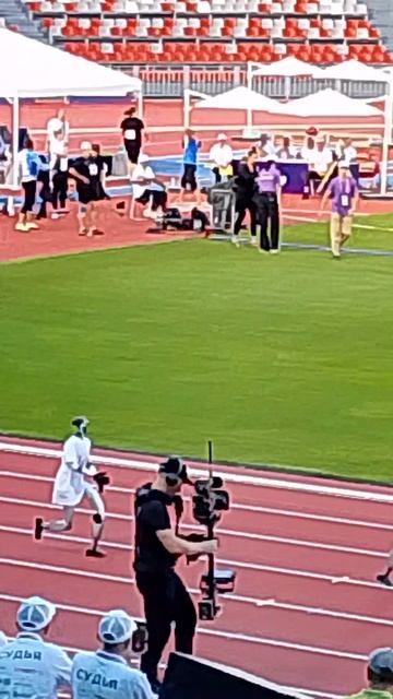 Бег роботов Чемпионат России по легкой атлетике.