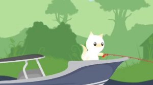 Котик ПРОДАЛ ВСЕХ АКУЛ И КУПИЛ КЛАССНУЮ ЛОДКУ!!! Cat goes fishing - замечательная игра!