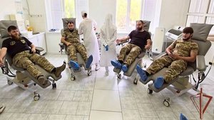 В Грозном росгвардейцы приняли участие в донорской акции «От сердца к сердцу»