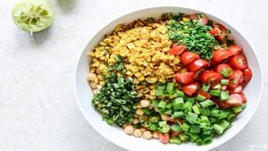 Cалат с нутом