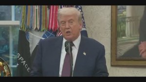 Дональд Трамп выступает с речью после встречи Стивена Уиткоффа с Владимиром Путиным, 6 августа 2025