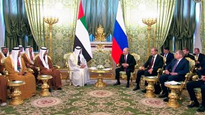 В Кремле состоялись переговоры Владимира Путина и президента ОАЭ Аль Нахайяна