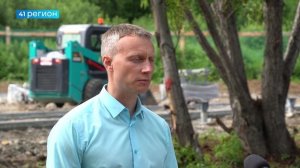 ХОД БЛАГОУСТРОЙСТВА ПАРКА НА УЛ. ВОЛЬСКОГО ПРОВЕРИЛ МЭР ПЕТРОПАВЛОВСКА • НОВОСТИ КАМЧАТКИ