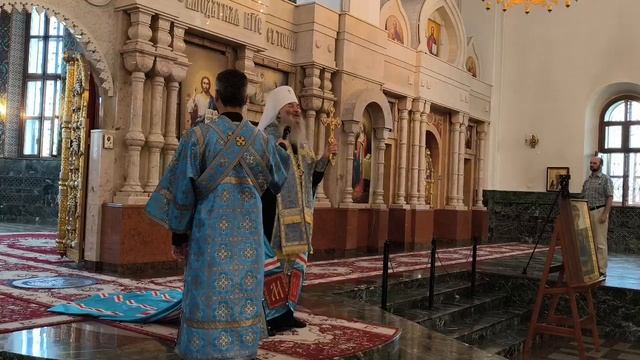 Слово владыки Иоанна после благодарственного молебна в Благовещенском соборе по случаю Дня города смотреть онлайн