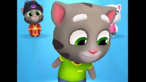 Говорящий Том бег за золотом