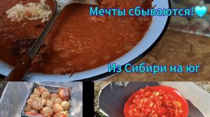 Переезд из Сибири на юг. Наслаждаемся южной жизнью 💖. Запасы на зиму,борщевая заправка.