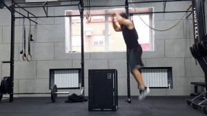 Прыжки через тумбу