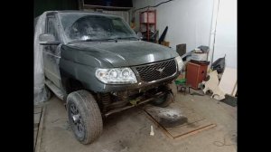 Восстановление УАЗ Патриот после ДТП своими руками