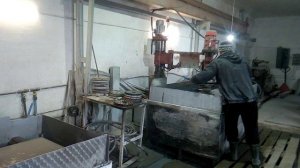 Колонок. Шлифовка памятников.