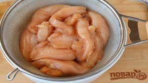 Жареная грудка на сковороде