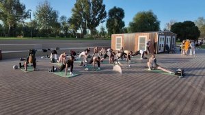 Тренировки на свежем воздухе проходят в Губкине