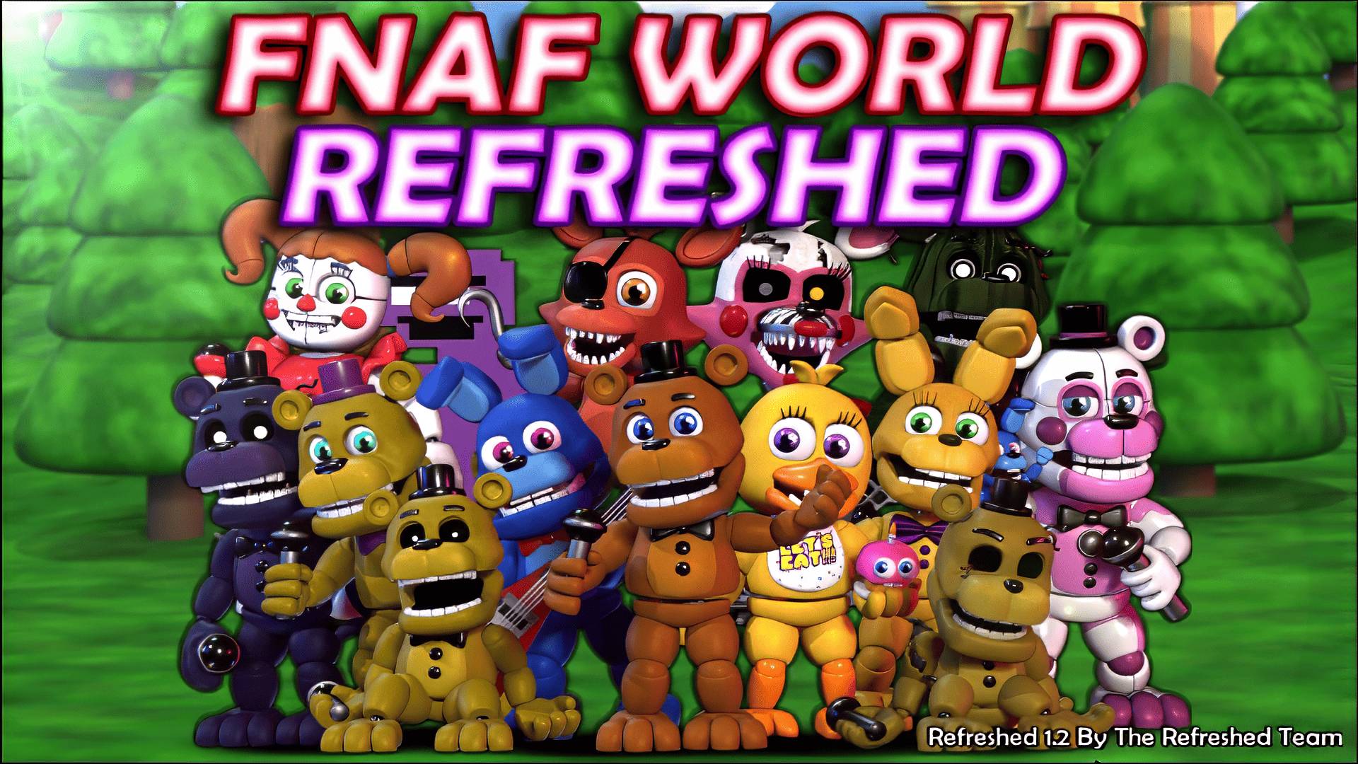 FNAF World ВЕРНУЛСЯ / FNaF World : Refreshed прохождение #1