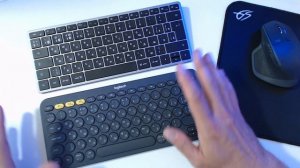 Сравнение клавиатур Logitech K380 Satechi slim x1