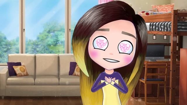 История моих волос 😱 анимация NaStik смотреть онлайн