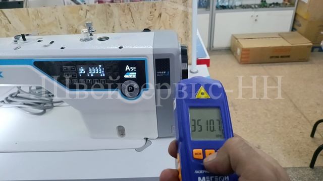 Инстр. Замер скорости Швейная машина JACK A5E-A (комплект) автомат смотреть онлайн