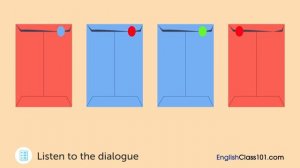 B1 Listening exercise. Delivering an Envelope