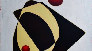 Модуль15 Большая картина маслом на холсте 100*100 см. Тайна укрытая в вечности...Будь в балансе