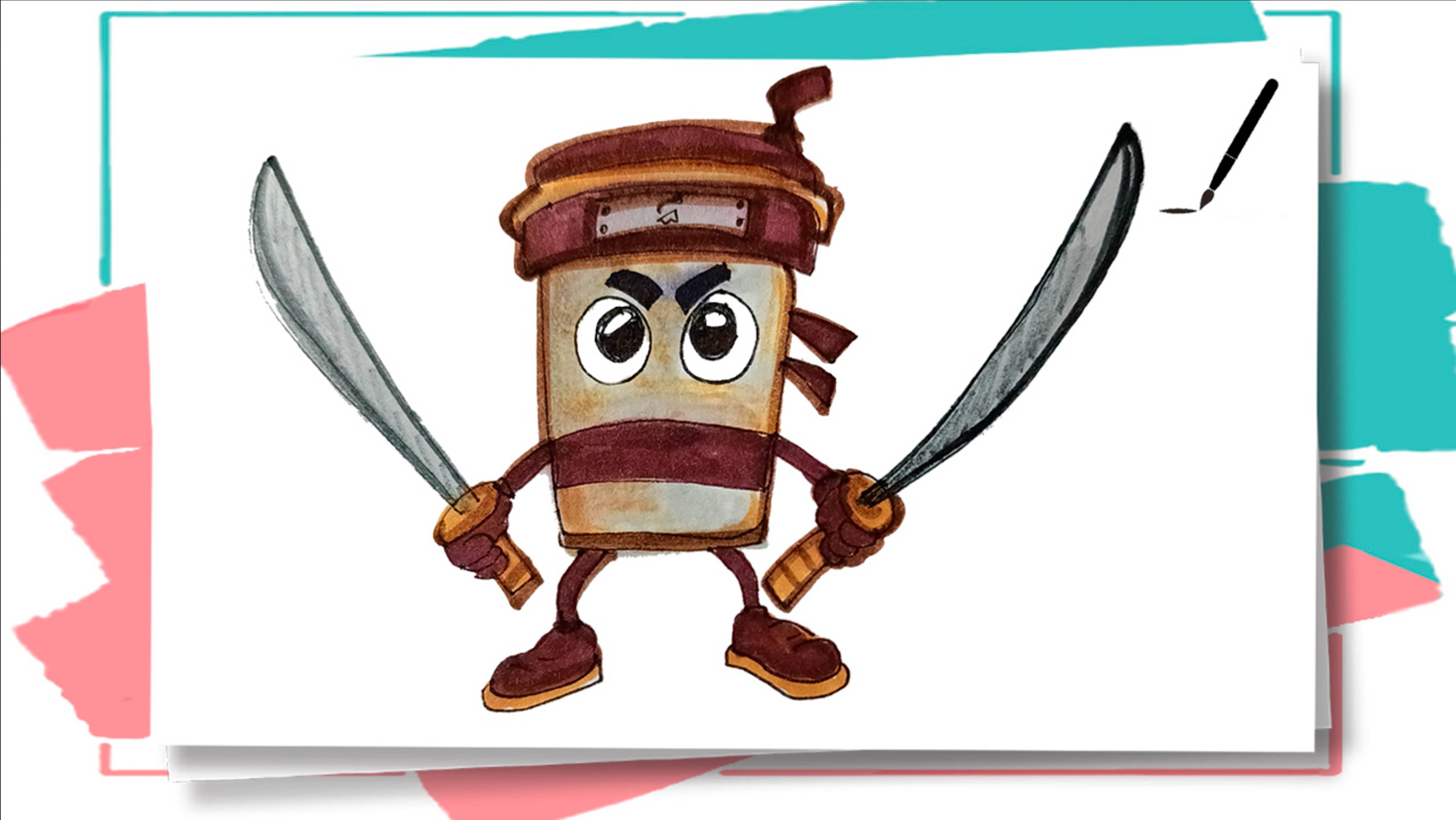 Как нарисовать Каппучино Ассасино / How to draw Cappuccino Assassino смотреть онлайн