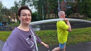 Мы деловые КОЛБАСКИ) Все промокли гуляя по ДЕЛАМ! Купили ДОРОГУЩИЕ ПЛИНТУСА на кухню) Влог